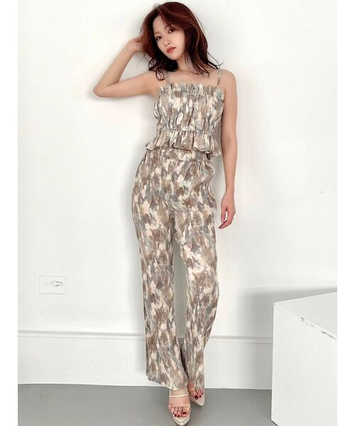 RESEXXY(リゼクシー)の「ニュアンスパターンキャミソール【セットアップ着用可能】(キャミソール・レディース・オレンジ/ブルー・FREE)」の6枚目の写真