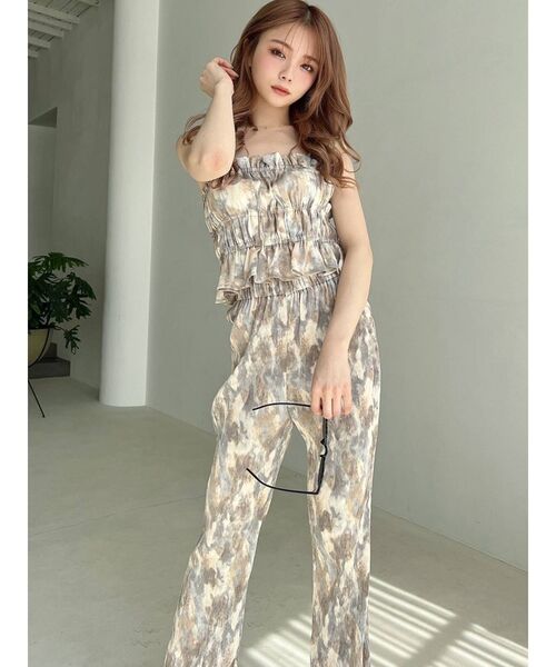 RESEXXY(リゼクシー)の「ニュアンスパターンキャミソール【セットアップ着用可能】(キャミソール・レディース・オレンジ/ブルー・FREE)」の14枚目の写真