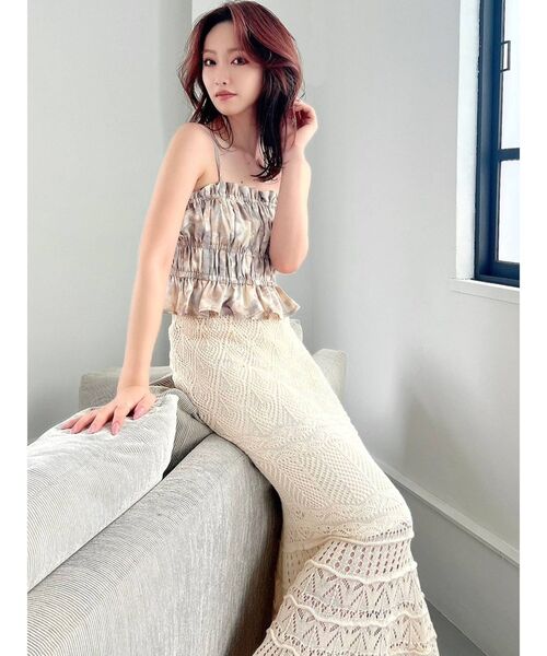 RESEXXY(リゼクシー)の「ニュアンスパターンキャミソール【セットアップ着用可能】(キャミソール・レディース・オレンジ/ブルー・FREE)」の17枚目の写真