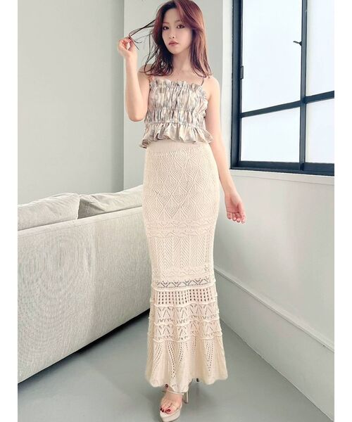 RESEXXY(リゼクシー)の「ニュアンスパターンキャミソール【セットアップ着用可能】(キャミソール・レディース・オレンジ/ブルー・FREE)」の18枚目の写真