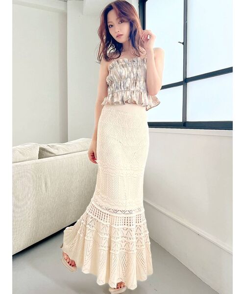 RESEXXY(リゼクシー)の「ニュアンスパターンキャミソール【セットアップ着用可能】(キャミソール・レディース・オレンジ/ブルー・FREE)」の19枚目の写真