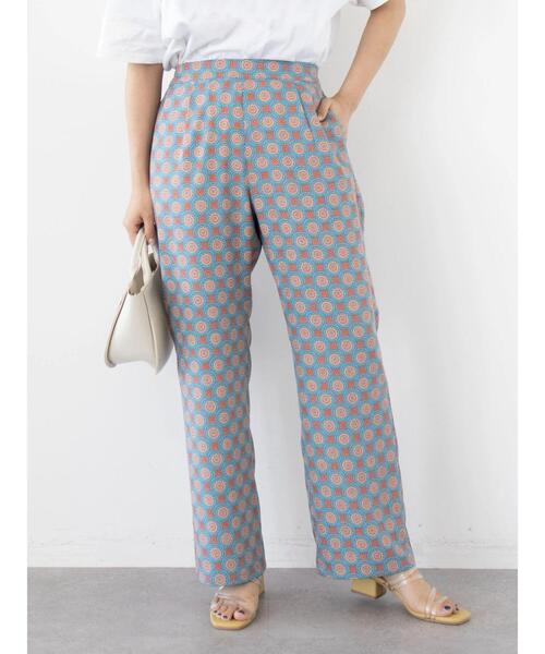 Green　Parks（グリーンパークス）の「モロッカン柄イージーパンツ（その他パンツ・レディース・レッド/ブルー/ブルーグリーン・FREE）」の19枚目の写真