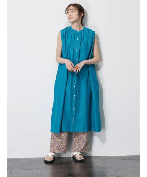 Green　Parks（グリーンパークス）の「モロッカン柄イージーパンツ（その他パンツ・レディース・レッド/ブルー/ブルーグリーン・FREE）」の21枚目の写真