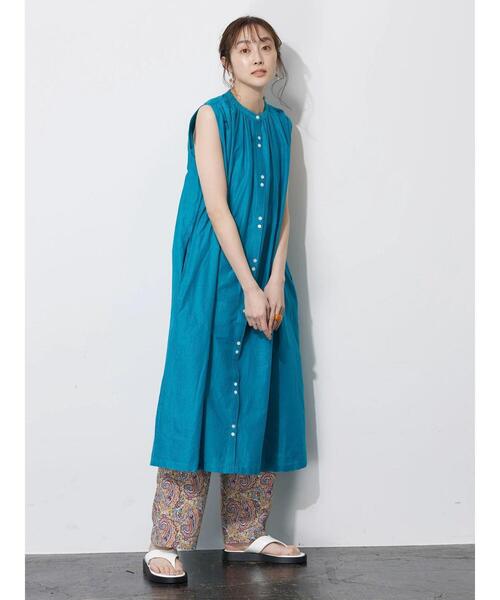 Green　Parks（グリーンパークス）の「モロッカン柄イージーパンツ（その他パンツ・レディース・レッド/ブルー/ブルーグリーン・FREE）」の22枚目の写真