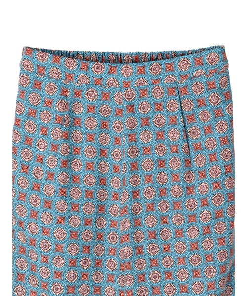 Green　Parks（グリーンパークス）の「モロッカン柄イージーパンツ（その他パンツ・レディース・レッド/ブルー/ブルーグリーン・FREE）」の6枚目の写真