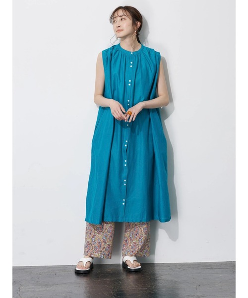 Green　Parks（グリーンパークス）の「モロッカン柄イージーパンツ（その他パンツ・レディース・レッド/ブルー/ブルーグリーン・FREE）」の10枚目の写真