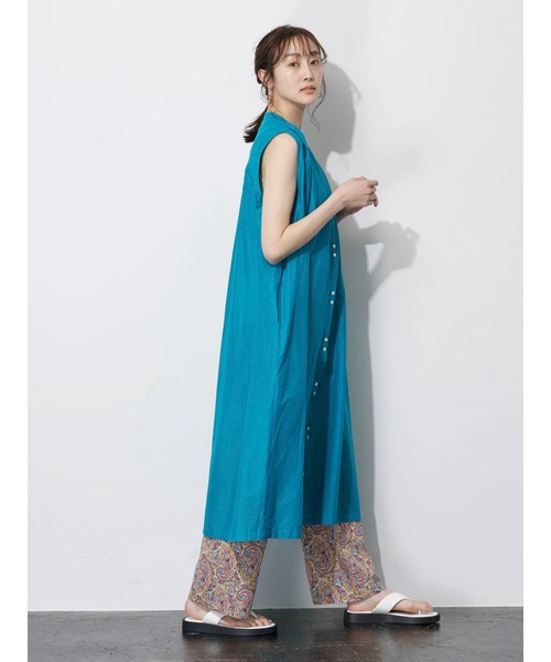 Green　Parks（グリーンパークス）の「モロッカン柄イージーパンツ（その他パンツ・レディース・レッド/ブルー/ブルーグリーン・FREE）」の7枚目の写真