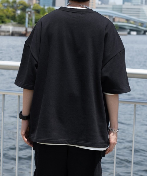 セール】ルーズシルエットヘビーウェイトTシャツ（セットアップ
