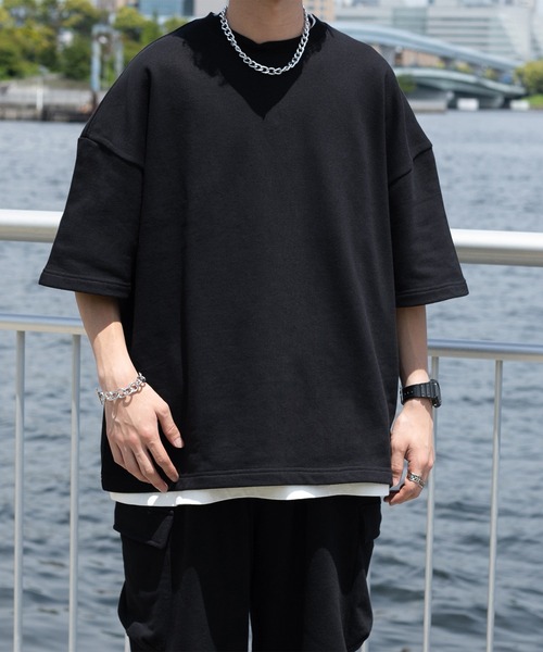 セール】ルーズシルエットヘビーウェイトTシャツ（セットアップ