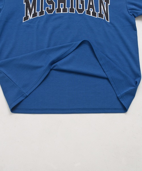SILVER BULLET（シルバーバレット）の「『CavariA/キャバリア』シルケットポンチクルーネック半袖ドロップショルダービッグTシャツ（Tシャツ/カットソー・メンズ・ブルー/グレイッシュベージュ/ブラック/ホワイト・M/L）」の7枚目の写真