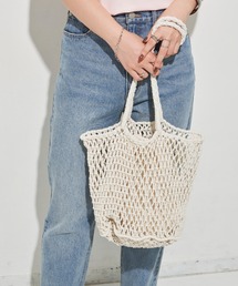 Aunt Marie's | メッシュ編みカラートート(トートバッグ)
