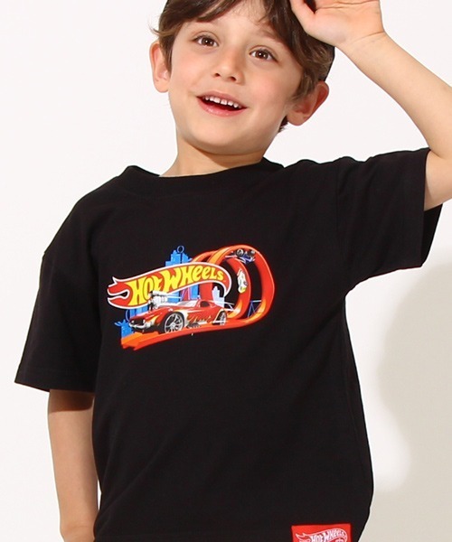 BABYDOLL（ベビードール）の「HotWheels プリント Tシャツ 6889K（Tシャツ/カットソー・キッズ・ホワイト/ブラック・110cm/120cm/140cm/100cm/90cm/130cm）」の2枚目の写真