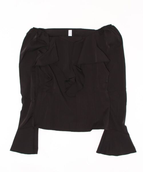 Lace Ladies(レースレディース)の「パフスリーブフリルブラウス(シャツ/ブラウス・レディース・ブラック/ベージュ・XL/S/L/M)」の20枚目の写真