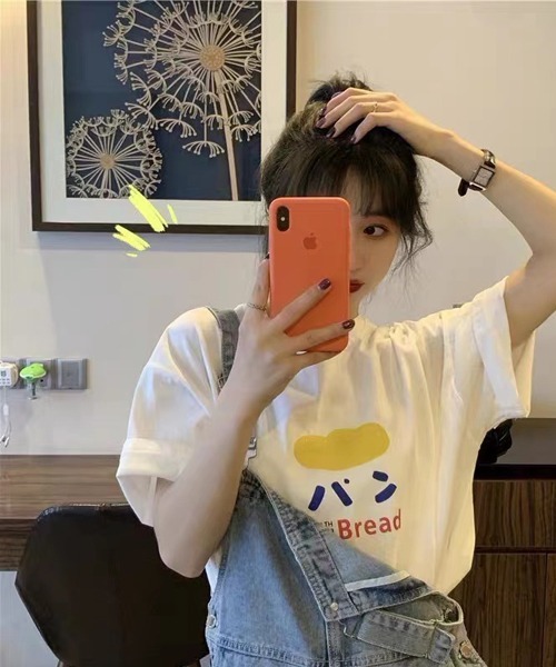 CELESTE RANA(セレステラナ)の「CELESTE RANA 韓国ルーツ プリントTシャツ(Tシャツ/カットソー・レディース・ブラック/グレー/レッド/ピンク/イエロー/ブルー/ブラック系その他/グリーン/ブラック系その他2/ミント/グレー系その他/ホワイト/ホワイト系その他6/ホワイト系その他7/ホワイト系その他2/ホワイト系その他3/ホワイト系その他4/ホワイト系その他5/ホワイト系その他/グレー系その他2/ブラック系その他3/ホワイト系2/ピンク系その他/ホワイト系3/ホワイト系/ベージュ/カーキ/ホワイト系1/ホワイト系4/ブラック系その他4/ブラック系その他5/ホワイト系5・F)」の13枚目の写真