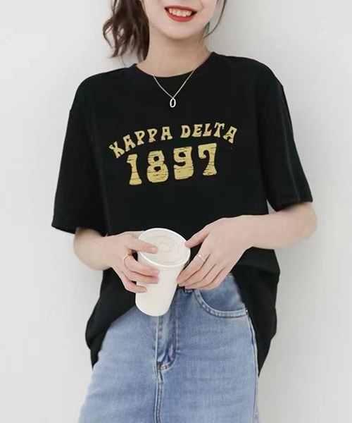 CELESTE RANA(セレステラナ)の「CELESTE RANA 韓国ルーツ プリントTシャツ(Tシャツ/カットソー・レディース・ブラック/グレー/レッド/ピンク/イエロー/ブルー/ブラック系その他/グリーン/ブラック系その他2/ミント/グレー系その他/ホワイト/ホワイト系その他6/ホワイト系その他7/ホワイト系その他2/ホワイト系その他3/ホワイト系その他4/ホワイト系その他5/ホワイト系その他/グレー系その他2/ブラック系その他3/ホワイト系2/ピンク系その他/ホワイト系3/ホワイト系/ベージュ/カーキ/ホワイト系1/ホワイト系4/ブラック系その他4/ブラック系その他5/ホワイト系5・F)」の17枚目の写真