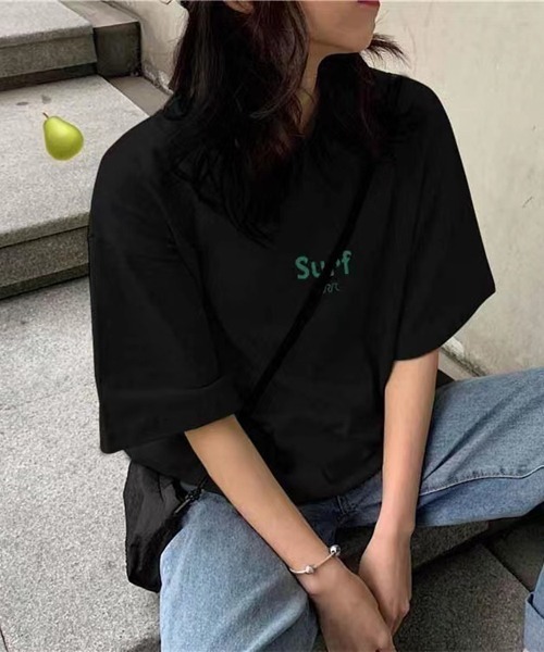 CELESTE RANA(セレステラナ)の「CELESTE RANA 韓国ルーツ プリントTシャツ(Tシャツ/カットソー・レディース・ブラック/グレー/レッド/ピンク/イエロー/ブルー/ブラック系その他/グリーン/ブラック系その他2/ミント/グレー系その他/ホワイト/ホワイト系その他6/ホワイト系その他7/ホワイト系その他2/ホワイト系その他3/ホワイト系その他4/ホワイト系その他5/ホワイト系その他/グレー系その他2/ブラック系その他3/ホワイト系2/ピンク系その他/ホワイト系3/ホワイト系/ベージュ/カーキ/ホワイト系1/ホワイト系4/ブラック系その他4/ブラック系その他5/ホワイト系5・F)」の21枚目の写真