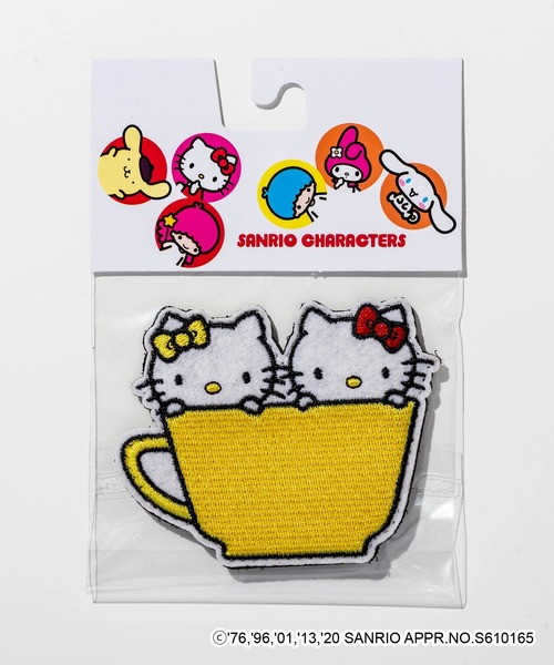 SPACCIO（スパッチョ）の「デコ☆カバ ハローキティ＆ミミィ デザインワッペン（ランドセル・キッズ・マルチ・ONE SIZE）」の5枚目の写真