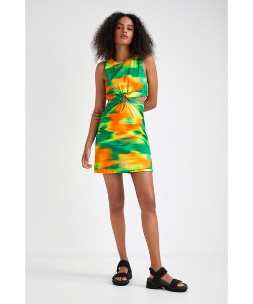 Desigual(デシグアル)の「ワンピース ノースリーブ LANNA(ワンピース・レディース・グリーン・S/M/L/XL/XS)」の3枚目の写真
