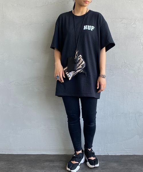 【HUF】Ice dice バック プリント クルーネック Tシャツ ♪ HUF】Ice dice バック プリント クルーネック Tシャツ ♪ (HUF/T