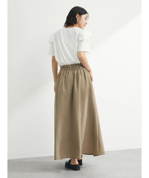 ELENCARE DUE(エレンカーレデュエ)の「・ELENCAREDUEジャカードレースプルオーバー(Tシャツ/カットソー・レディース・ブラック/ベージュ/オフホワイト/カーキ・FREE)」の13枚目の写真