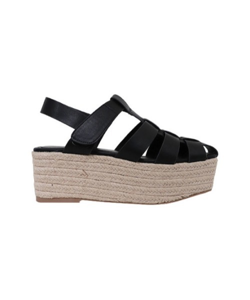 AMAIL(アマイル)の「Pechi open sandal(サンダル・レディース・ベージュ/ブラック・S/M/L)」の6枚目の写真