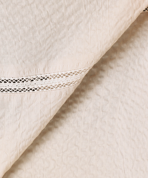 IENA(イエナ)の「切り替えレースワンピース(ワンピース・レディース・ベージュ/ネイビー/レッド・38/36)」の7枚目の写真