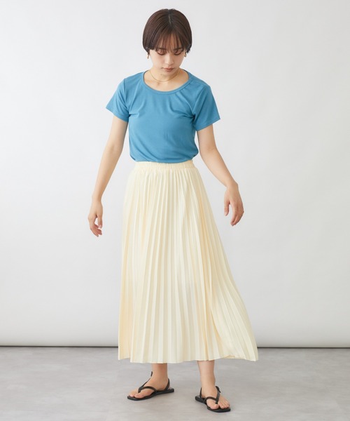 mebole(メボレ)の「アコーディオンプリーツスカート(スカート・レディース・ホワイト/ブラック・FREE)」の7枚目の写真