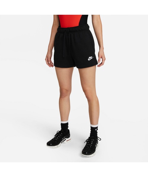 NIKE（ナイキ）の「ナイキ NIKE ナイキ ウィメンズ NSW クラブ フリース MR ショート（その他パンツ・レディース・ブラック/ダークグレー・S/L/M）」の2枚目の写真