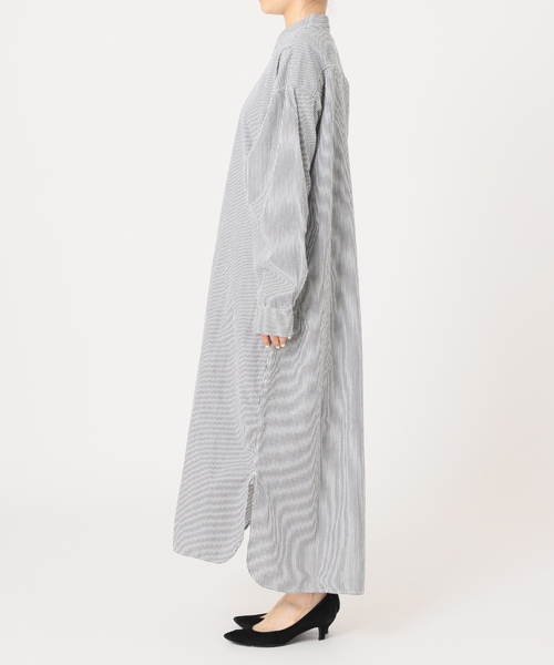 ARMEN(アーメン)の「【ARMEN/アーメン】REGULAR COLLAR MAXI OP:別注ワンピース(シャツワンピース・レディース・ブラック・FREE)」の12枚目の写真