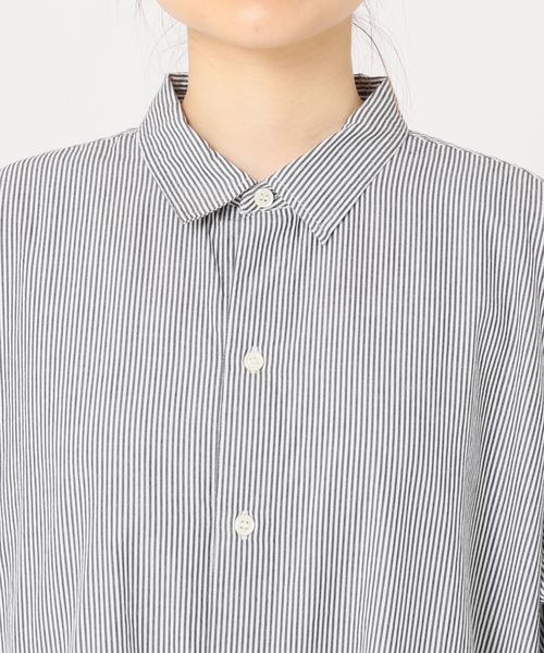 ARMEN(アーメン)の「【ARMEN/アーメン】REGULAR COLLAR MAXI OP:別注ワンピース(シャツワンピース・レディース・ブラック・FREE)」の15枚目の写真