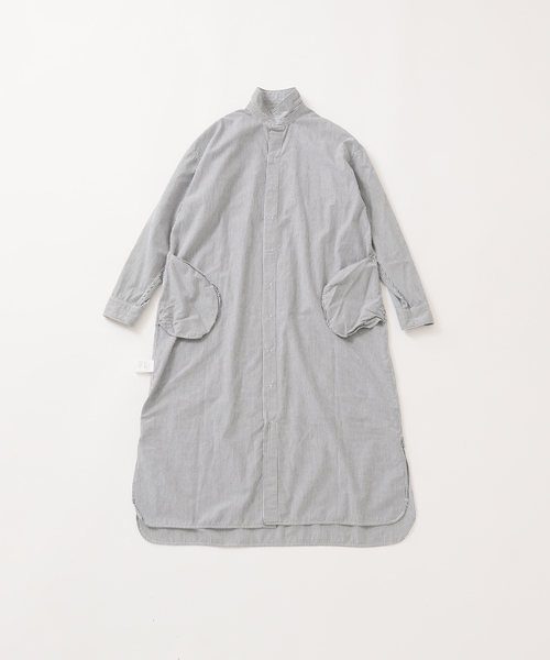 ARMEN(アーメン)の「【ARMEN/アーメン】REGULAR COLLAR MAXI OP:別注ワンピース(シャツワンピース・レディース・ブラック・FREE)」の21枚目の写真