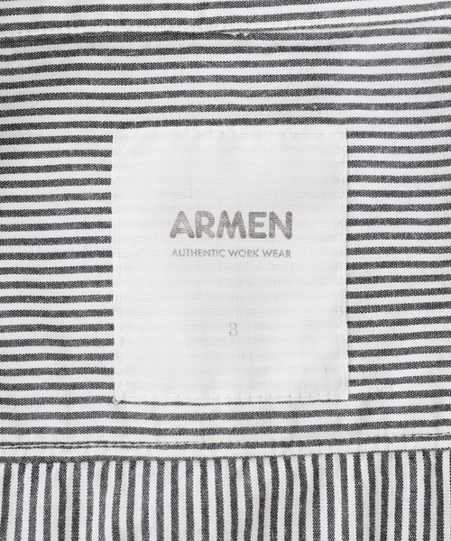ARMEN(アーメン)の「【ARMEN/アーメン】REGULAR COLLAR MAXI OP:別注ワンピース(シャツワンピース・レディース・ブラック・FREE)」の20枚目の写真