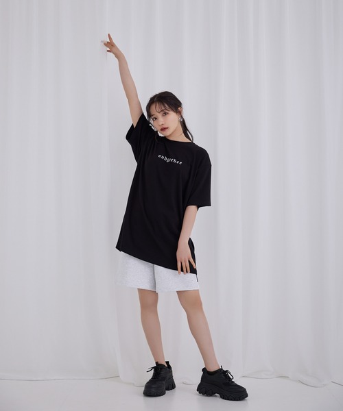 ANDGEEBEE（アンジービー）の「UNISEX サークルエンブロイダリーTシャツ（Tシャツ/カットソー・レディース・ブラック/グレー・MEDIUM）」の15枚目の写真