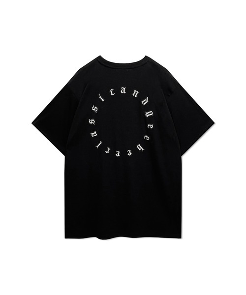 ANDGEEBEE（アンジービー）の「UNISEX サークルエンブロイダリーTシャツ（Tシャツ/カットソー・レディース・ブラック/グレー・MEDIUM）」の17枚目の写真