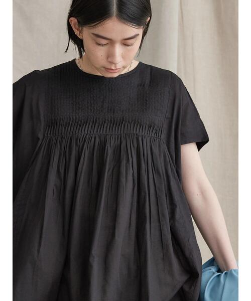 AMERICAN HOLIC（アメリカンホリック）の「フロントピンタックブラウス（シャツ/ブラウス・レディース・ブラック/オレンジ・M/L）」の9枚目の写真