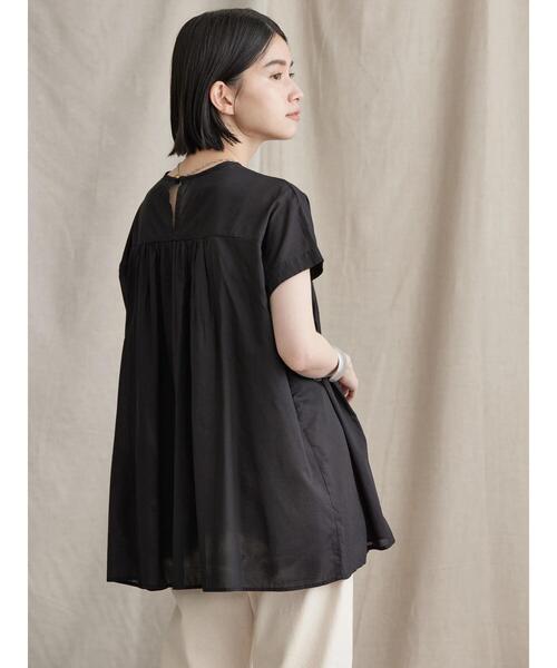 AMERICAN HOLIC（アメリカンホリック）の「フロントピンタックブラウス（シャツ/ブラウス・レディース・ブラック/オレンジ・M/L）」の16枚目の写真