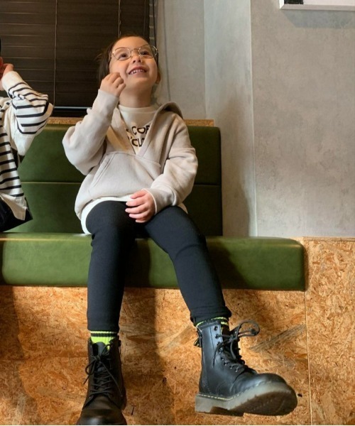 GROOVY COLORS（グルービーカラーズ）の「NEWストレッチ ハイライズスキニー（その他パンツ・キッズ・チャコールグレー/ブラック/カーキ/ベージュ・90/100/110/120）」の6枚目の写真