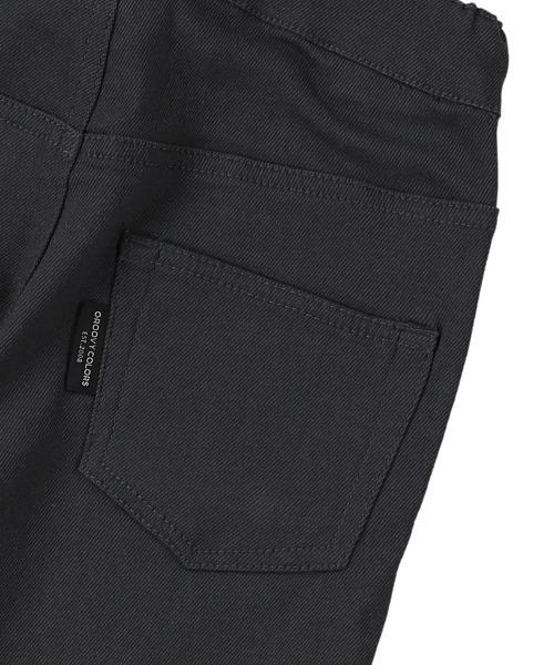 GROOVY COLORS（グルービーカラーズ）の「NEWストレッチ ハイライズスキニー（その他パンツ・キッズ・チャコールグレー/ブラック/カーキ/ベージュ・90/100/110/120）」の8枚目の写真