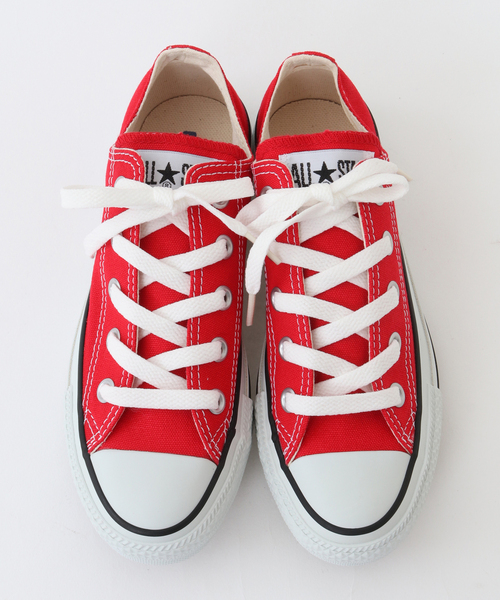 CONVERSE ALL STAR（コンバースオールスター）の「【CONVERSE CHUCK TAYLOR CANVAS ALL STAR OX】（スニーカー・レディース・ネイビー/レッド/チャコールグレー/ホワイト/キナリ/ブラック系その他/ブラック・23.5/22.5/23/25/24/25.5/24.5）」の8枚目の写真