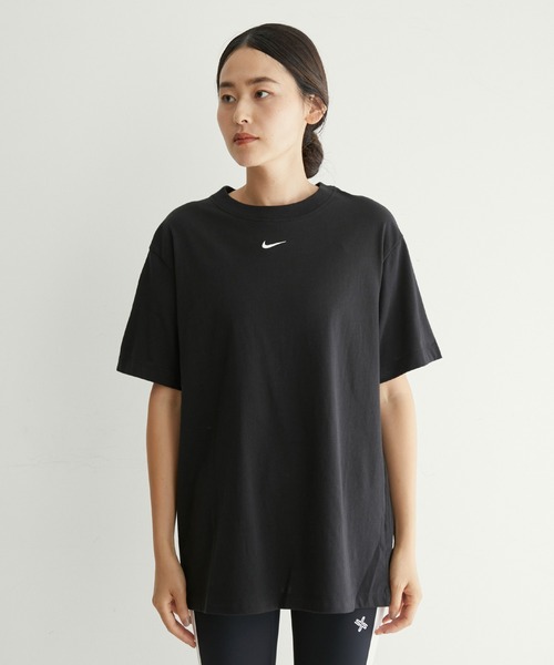 NIKE（ナイキ）の「【NIKE】ナイキ スポーツウェア エッセンシャル Tシャツ ウィメンズ（Tシャツ/カットソー・レディース・ブラック・S/M/L）」の6枚目の写真