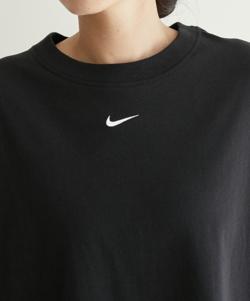NIKE（ナイキ）の「【NIKE】ナイキ スポーツウェア エッセンシャル Tシャツ ウィメンズ（Tシャツ/カットソー・レディース・ブラック・S/M/L）」の9枚目の写真