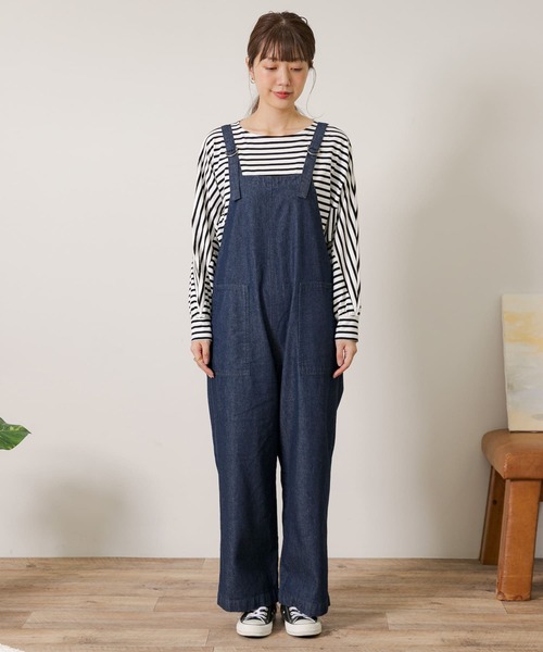 URBAN RESEARCH Sonny Label(アーバンリサーチサニーレーベル)の「ルーズデニムサロペット(サロペット/オーバーオール・レディース・ブラック/インディゴブルー・FREE)」の13枚目の写真
