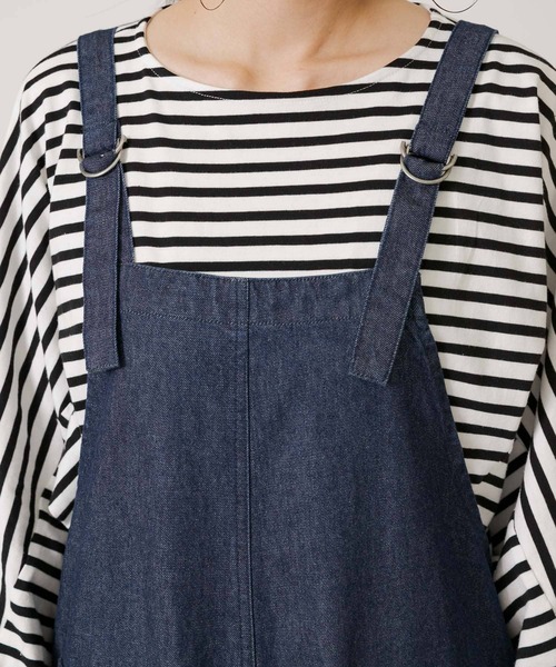 URBAN RESEARCH Sonny Label(アーバンリサーチサニーレーベル)の「ルーズデニムサロペット(サロペット/オーバーオール・レディース・ブラック/インディゴブルー・FREE)」の20枚目の写真