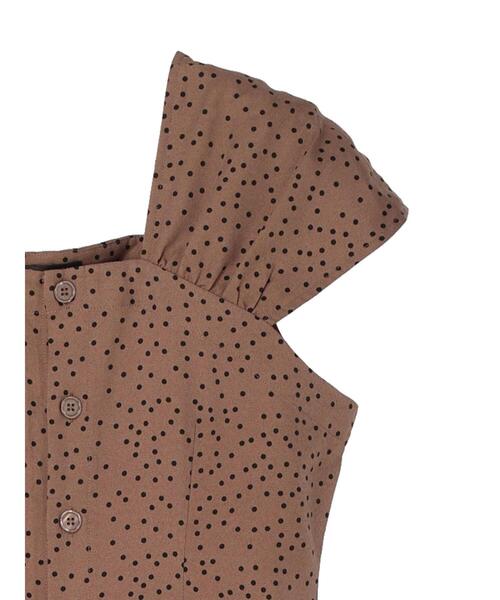 Sugar spoon（シュガースプーン）の「・SUGAR SPOON ドットオールインワン（つなぎ/オールインワン・レディース・モカ/ブラウン/ブラック・FREE）」の6枚目の写真