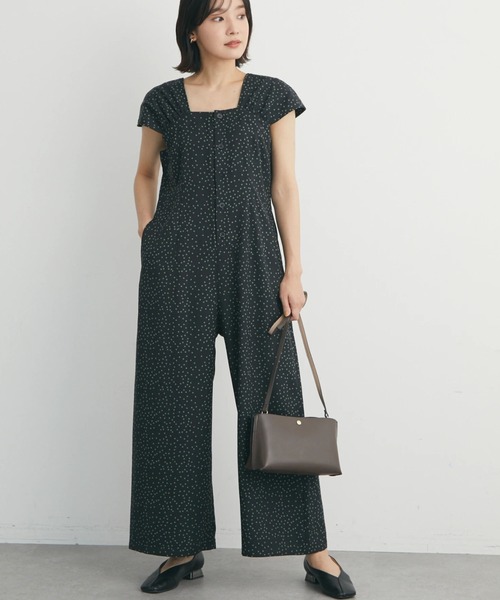 Sugar spoon（シュガースプーン）の「・SUGAR SPOON ドットオールインワン（つなぎ/オールインワン・レディース・モカ/ブラウン/ブラック・FREE）」の2枚目の写真