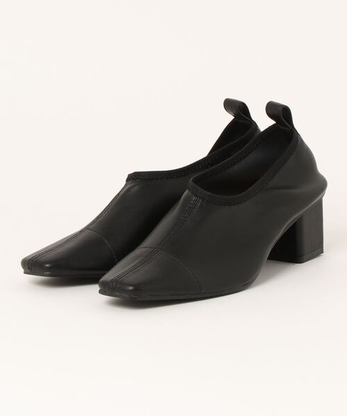 natural couture(ナチュラルクチュール)の「はき口ゴム甲深パンプス(その他シューズ・レディース・ブラック/ベージュ・SMALL/MEDIUM/LARGE)」の1枚目の写真