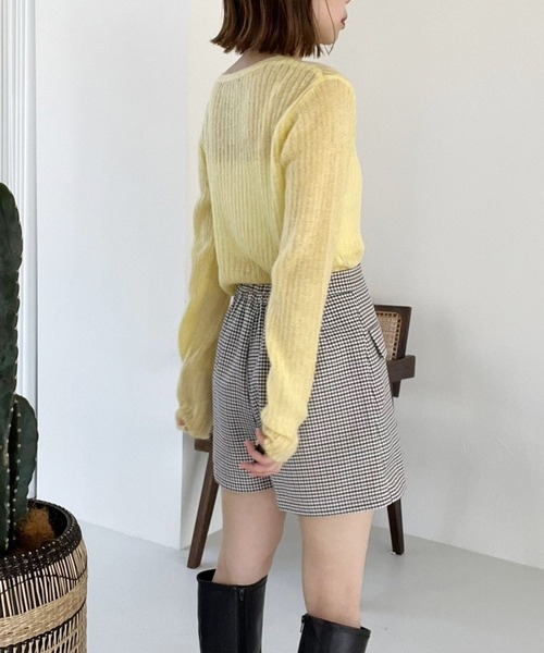 Heather（ヘザー）の「カラーコンパクトカーディガン 164418
