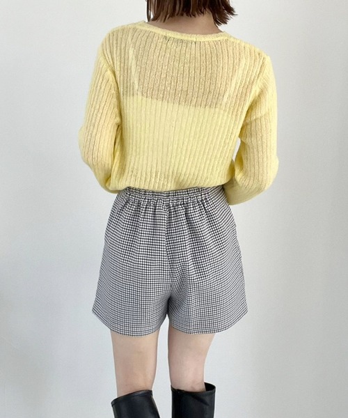 Heather（ヘザー）の「カラーコンパクトカーディガン 164418