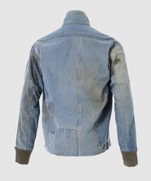 グレッグローレン　ボアジャケット　デニムジャケット　Greg Lauren グレッグローレンボアジャケットデニムジャケットGreg Lauren