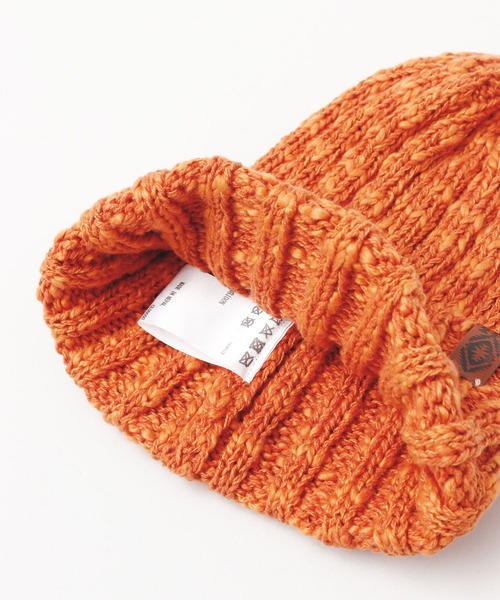 チャイハネ（チャイハネ）の「【チャイハネ】カトマコットンニットキャップ（ニットキャップ/ビーニー・メンズ・オレンジ/ブラック/イエロー/カーキ/ホワイト/ネイビー・FREE）」の10枚目の写真